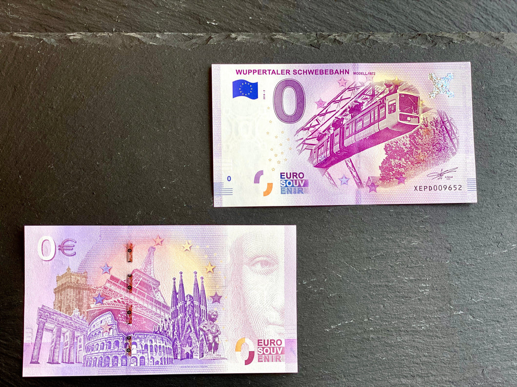 0,- € Souvenirschein (Schwebebahn 2. Auflage)